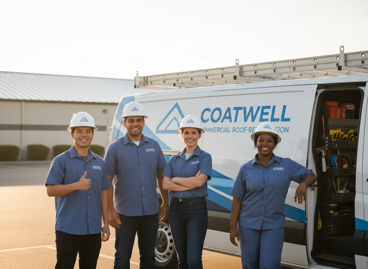 Commercial roof coating company in Drifting, PA